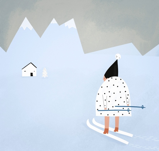 Ski Illustration: Sarah Goodreau